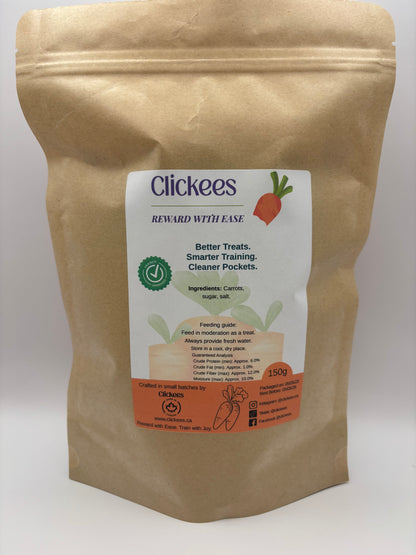 Sweet + Salty Clickees Carrot Horse Treats